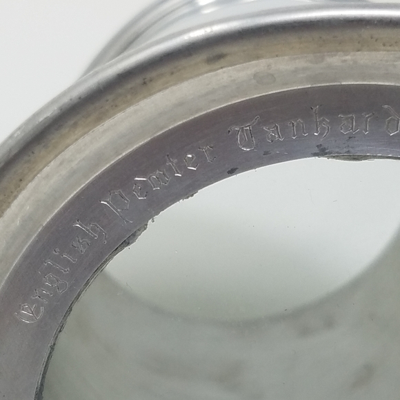 Vintage B.F.S Mug/Cup English Pewter See Through Bottom Tankard Made In England - Picture 11 of 12